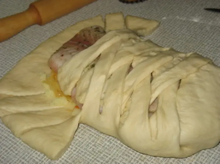 Морской язык в пироге: шаг 5