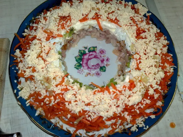 Салат необычный: шаг 6
