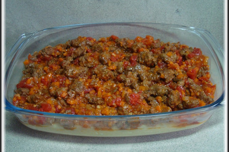 Запеканка с сельдереем, томатами и говядиной.: шаг 10