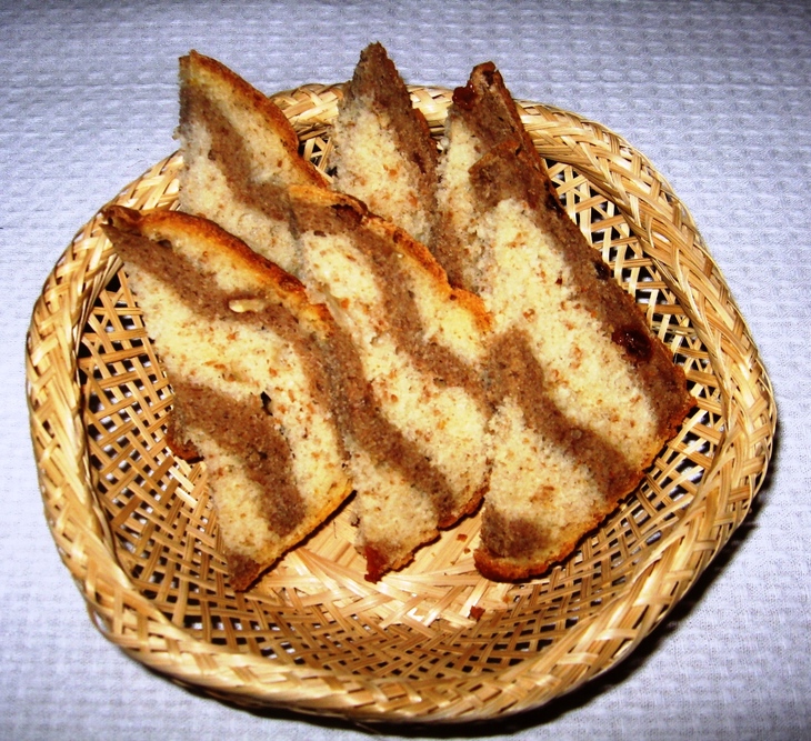 Постный «полосатый» хлеб: шаг 6