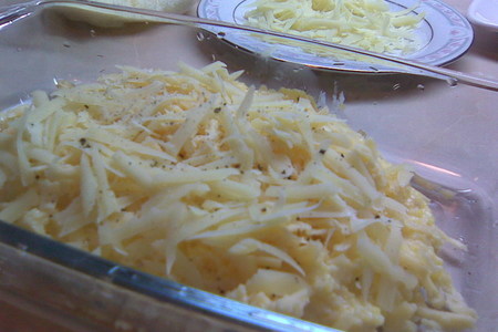 Полента с шалфеем и двумя видами сыра.: шаг 4
