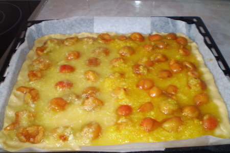 Ароматный пирог с лимоном и абрикосами.: шаг 4