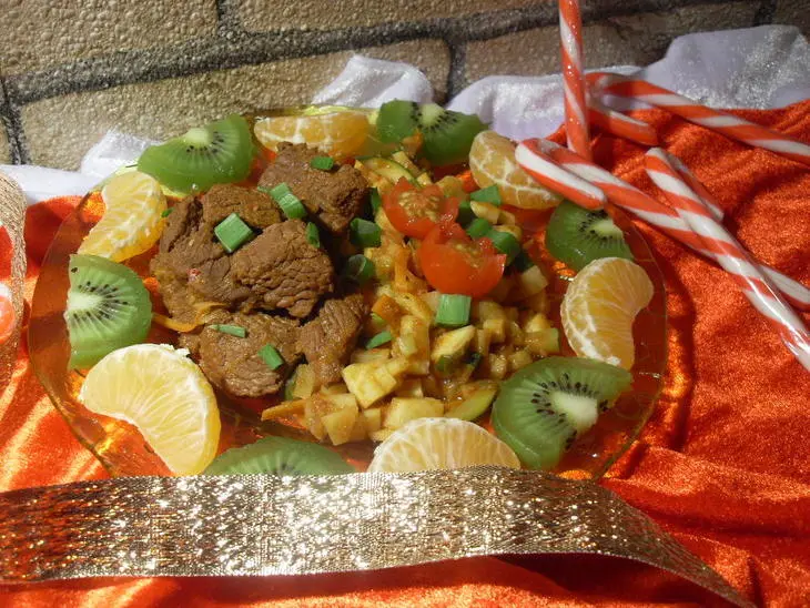 Страусовый гуляш с овощами: шаг 11
