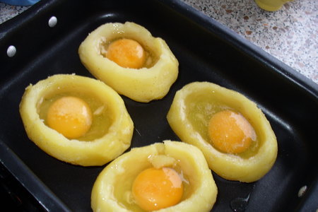 Яйца запеченные в картошке ( мой вариант): шаг 4