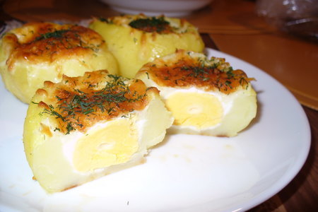 Яйца запеченные в картошке ( мой вариант): шаг 8