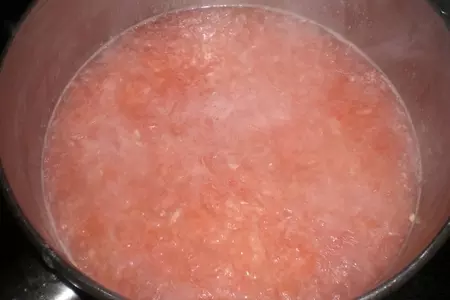 Апельсинно-лимонно-миндальный торт( без муки, жира и сахара) с творожно-шоколадным муссом: шаг 9