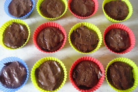 Капкейки шоколадные  (вариант): шаг 3