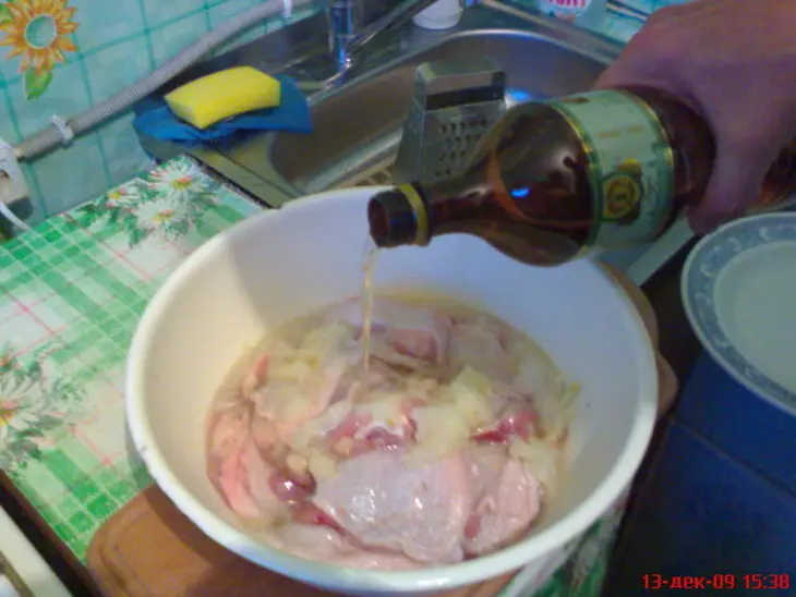 Бедра куриные в пиве: шаг 5