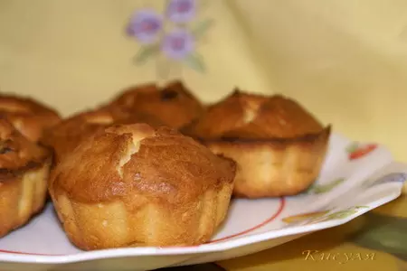 Творожно-лимонный кекс с изюмом и финиками: шаг 6