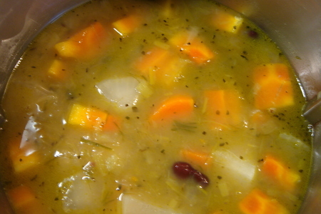 Зимний овощной суп.: шаг 5