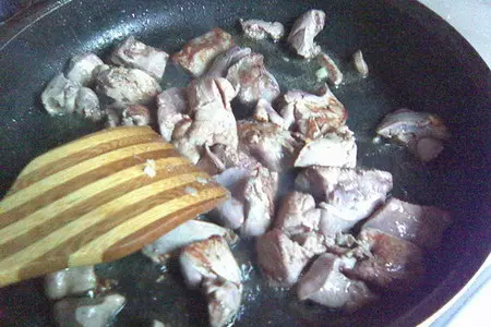 Кукурузно-печеночная начинка для курицы (или индейки) на рождество. фаршированная курица серия №2.: шаг 2