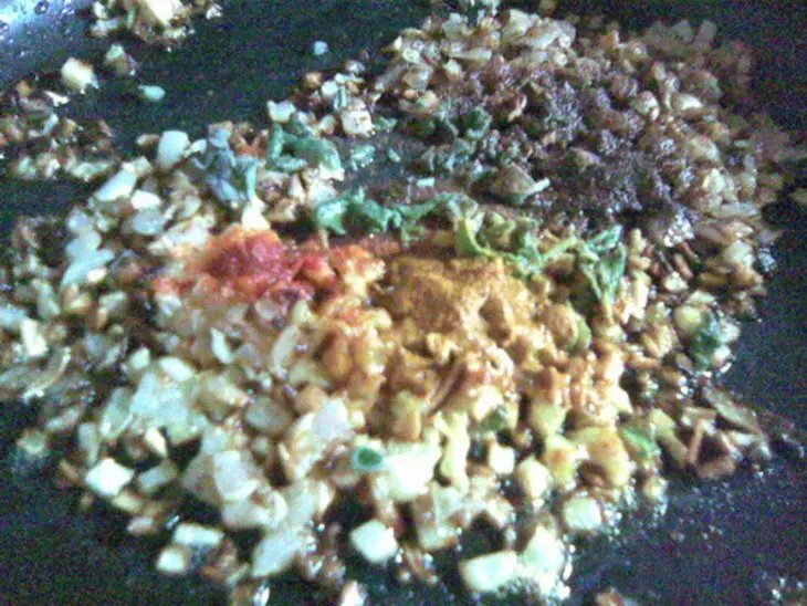 Кукурузно-печеночная начинка для курицы (или индейки) на рождество. фаршированная курица серия №2.: шаг 3