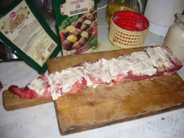 Ребрышки запеченые с грибами и сыром: шаг 2