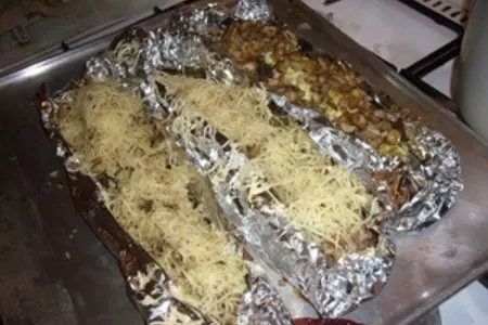 Ребрышки запеченые с грибами и сыром: шаг 5
