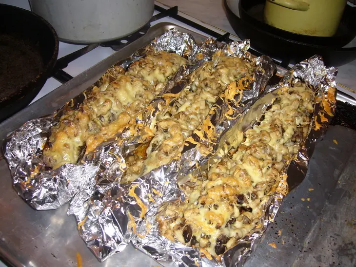 Ребрышки запеченые с грибами и сыром: шаг 6