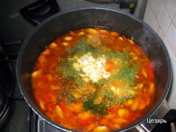Фасоль белая с овощами: шаг 10