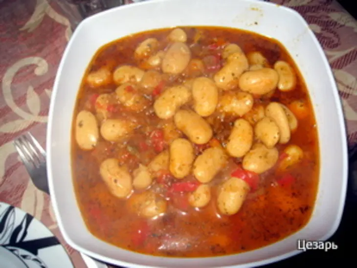 Фасоль белая с овощами: шаг 11