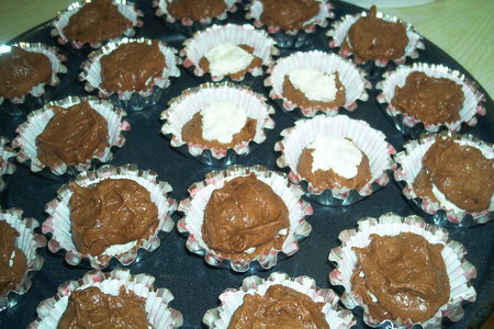 Шоколадно-коричные мини кексы с кофе по-тунисски.: шаг 2