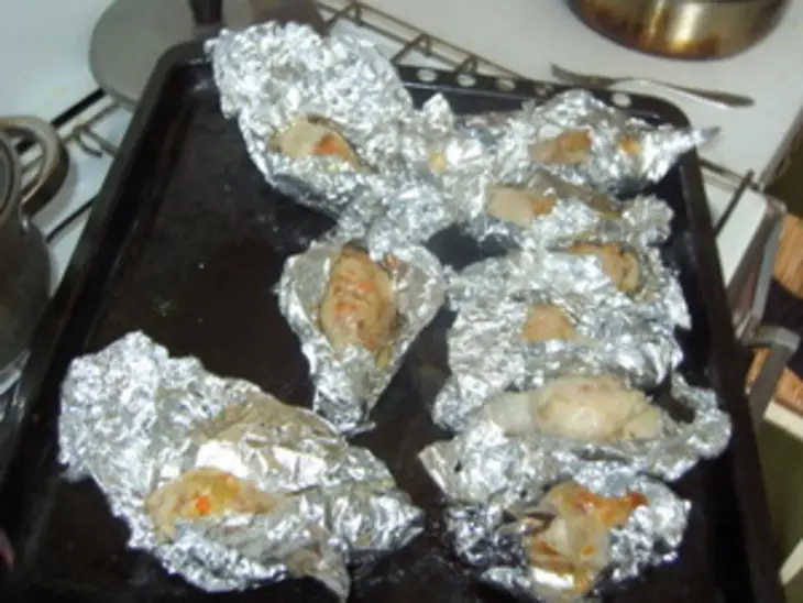Куриные голени с начинкой: шаг 11