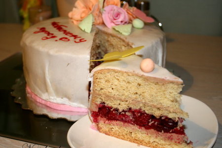 Торт к дню рождения мамы. (тренировка): шаг 3