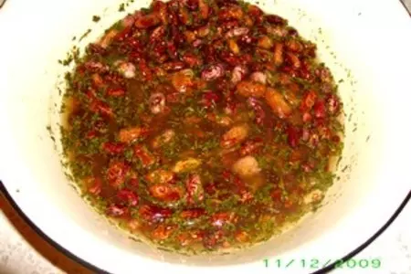 Фасоль с айвой и орехами: шаг 2