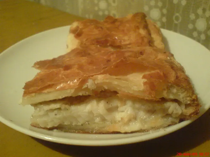 Слоёная кулебяка с рыбой: шаг 5