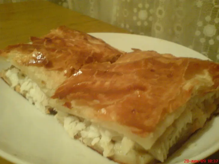 Слоёная кулебяка с рыбой: шаг 6