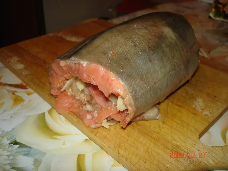 Рыбный рулет из горбуши и скумбрии: шаг 5
