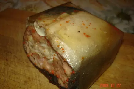 Рыбный рулет из горбуши и скумбрии: шаг 7