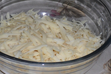 Картофельная запеканка  с фаршем из куриных потрошков и тыквой: шаг 5