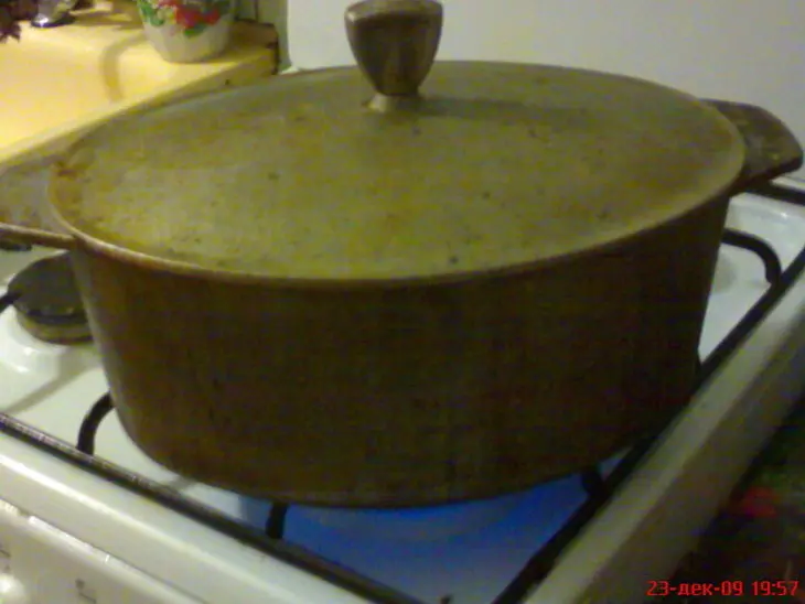 Ребра свиные с шампиньонами: шаг 6