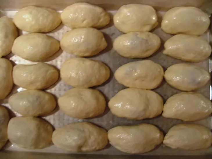 Пирожки на «два укуса» с мясом: шаг 4
