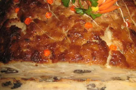 Мясной рулет"сытый удав": шаг 1