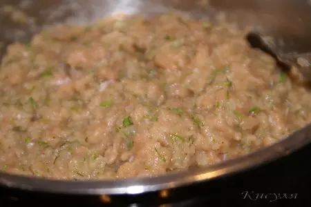 Котлеты из горбуши с капустой: шаг 5
