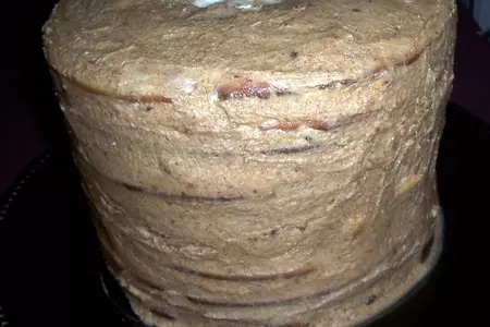 Торт*рождественская свеча*: шаг 3