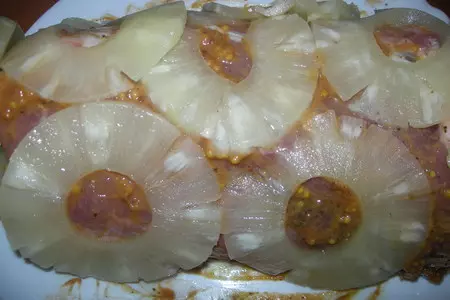 Мясо в ананасе: шаг 3