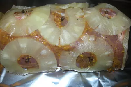 Мясо в ананасе: шаг 4