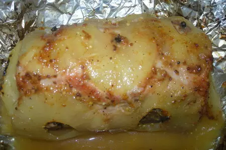 Мясо в ананасе: шаг 5