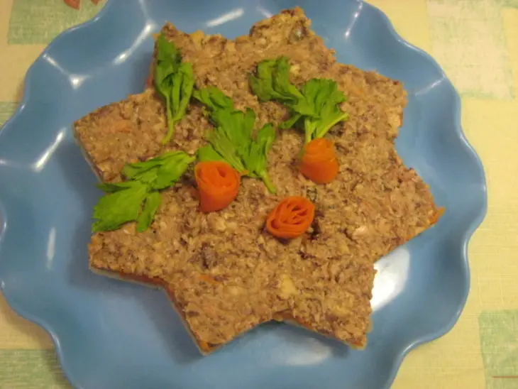 Салат"рождественская звезда": шаг 3