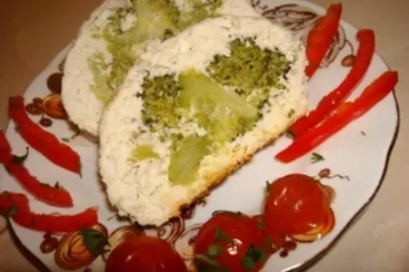 Куриный рулет-суфле с брокколи: шаг 8