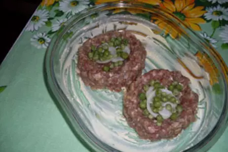 Мясные гнездышки: шаг 4