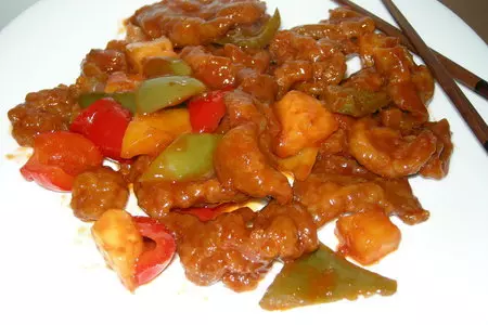 Свинина по-китайски с овощами.: шаг 1
