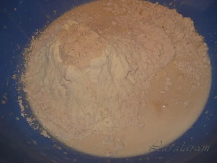 Хлебушек нарядный (на закваске с топлёным молоком и апельсиновым маслицем): шаг 3
