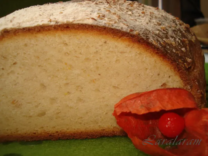 Хлебушек нарядный (на закваске с топлёным молоком и апельсиновым маслицем): шаг 11