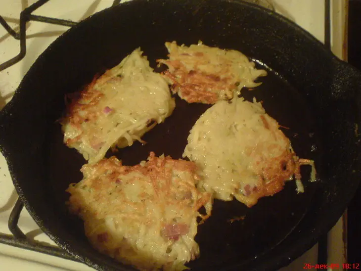 Драники с муссом из форели: шаг 5