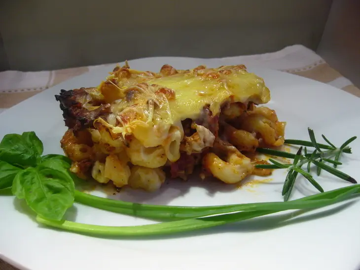 Макаронная (по вкусу) лазанья, (по сути) запеканка: шаг 6