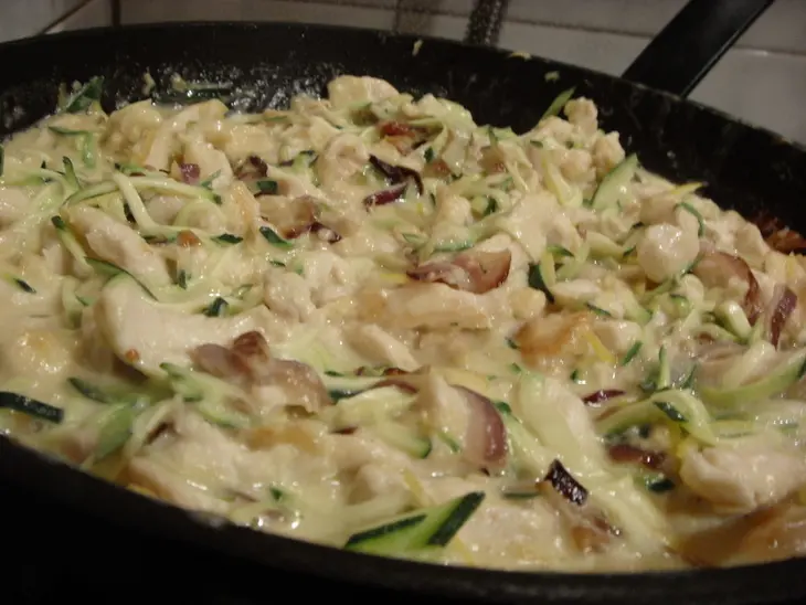 Куриная грудка с цитрусовым соусом и цуккини: шаг 1