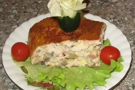 Галантин из курицы.: шаг 2