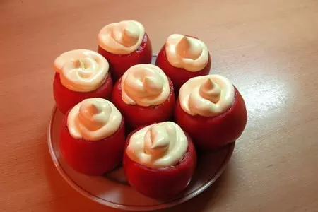 Помидоры, фаршированные курицей: шаг 4