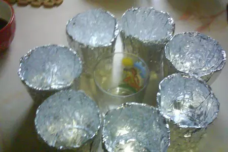 Яйцо в стаканчике: шаг 4